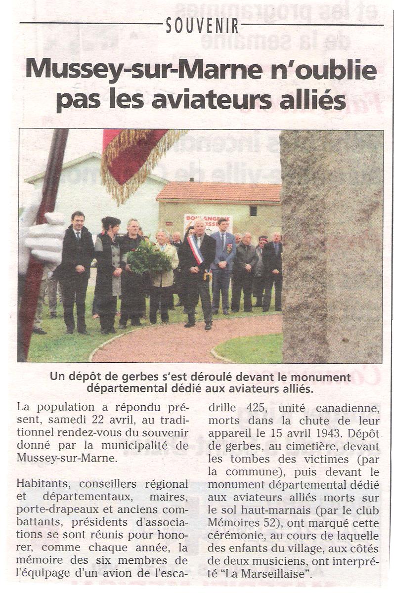 6 - 22 avril 2017 - Mussey sur Marne
